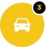 Arrive in comfort with door-to-door transfer icon
